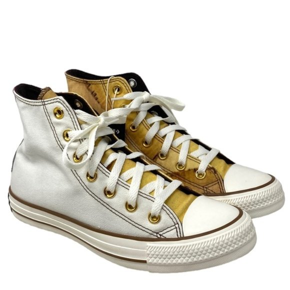Converse Shoes - Converse Ctas High Sneakers Women Light Brown Canvas Skate Custom A05960C-LBWWB